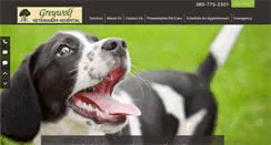 Desktop Screenshot of greywolfvet.com